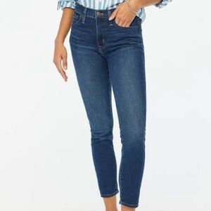 New nwt J. Crew denim jeans  hi rise skinny medium wash size 32